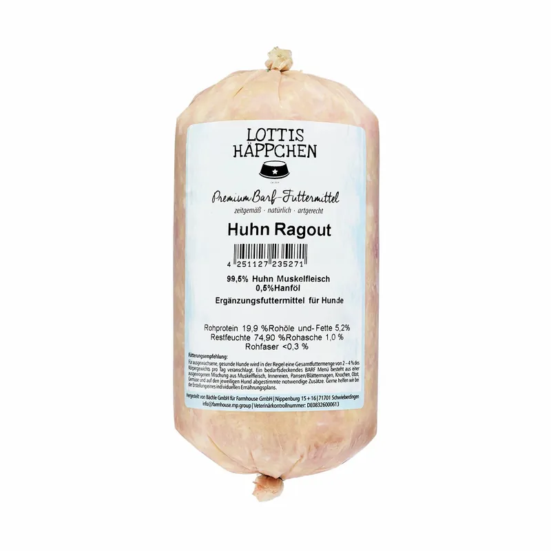 Rabatt LOTTIS HÄPPCHEN Huhn Ragout 500 g
